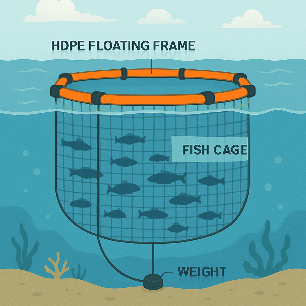 HDPE Fish Cage Details